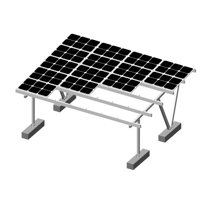 Solution de montage de carport solaire non étanche