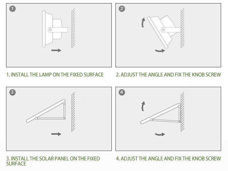 Projecteur solaire à luminosité