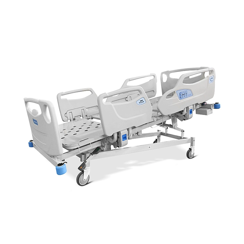 Lit d'hôpital ICU électrique à 5 fonctions pour équipement médical de haute qualité