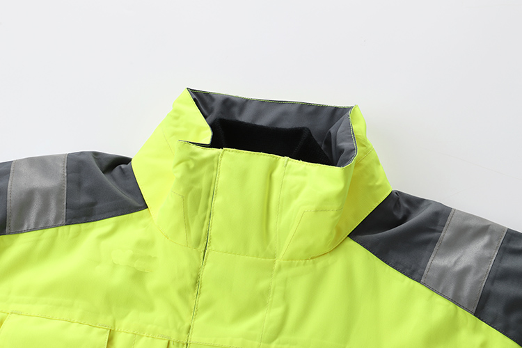 Veste de sécurité de chantier 3 en 1 haute visibilité pour hommes