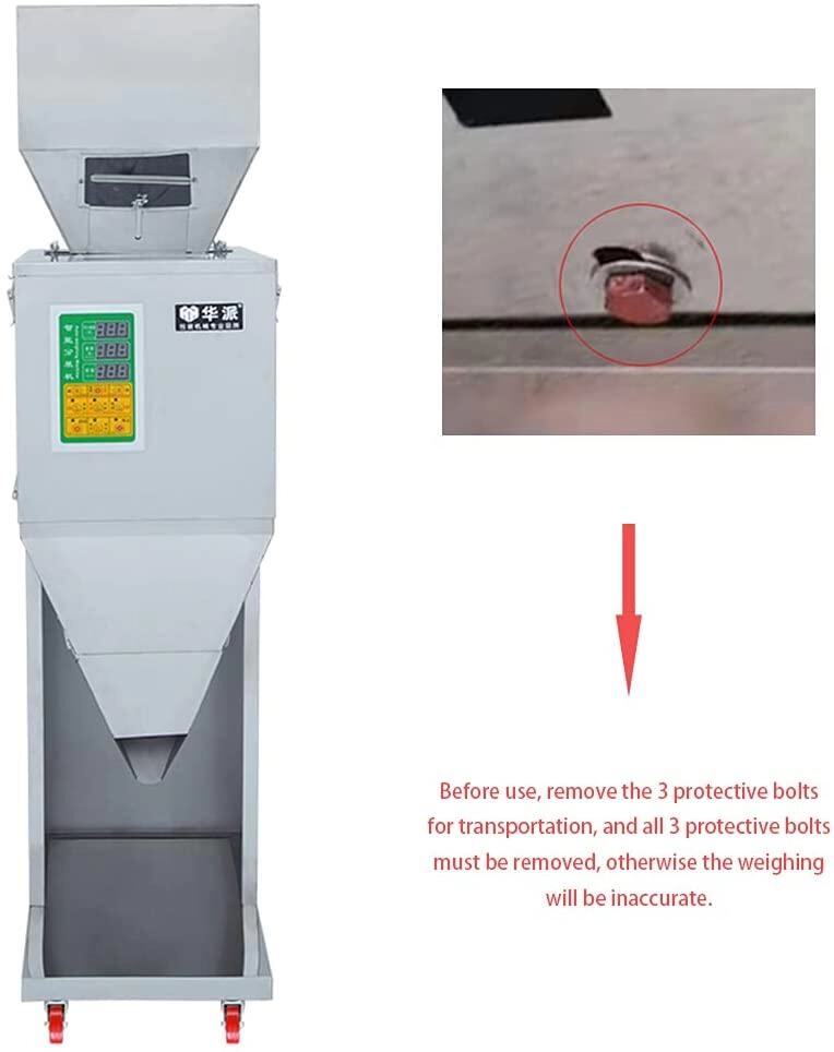 Accessoires de quincaillerie à vis sel d'assaisonnement machine de pesage quantitatif