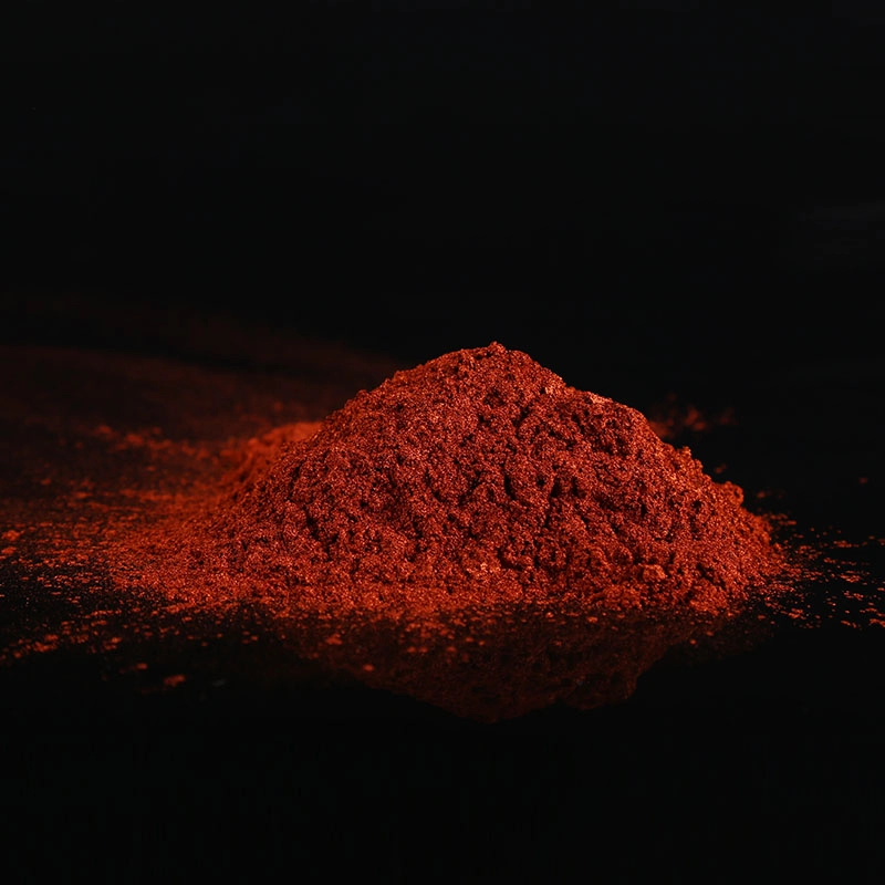 Pigment nacré ferrique brun à effet métallique super brillant et intense