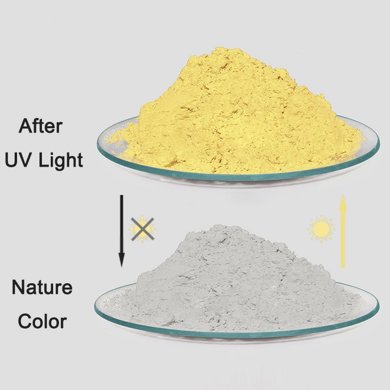 Pigment photochromique activé par le soleil sensible aux UV