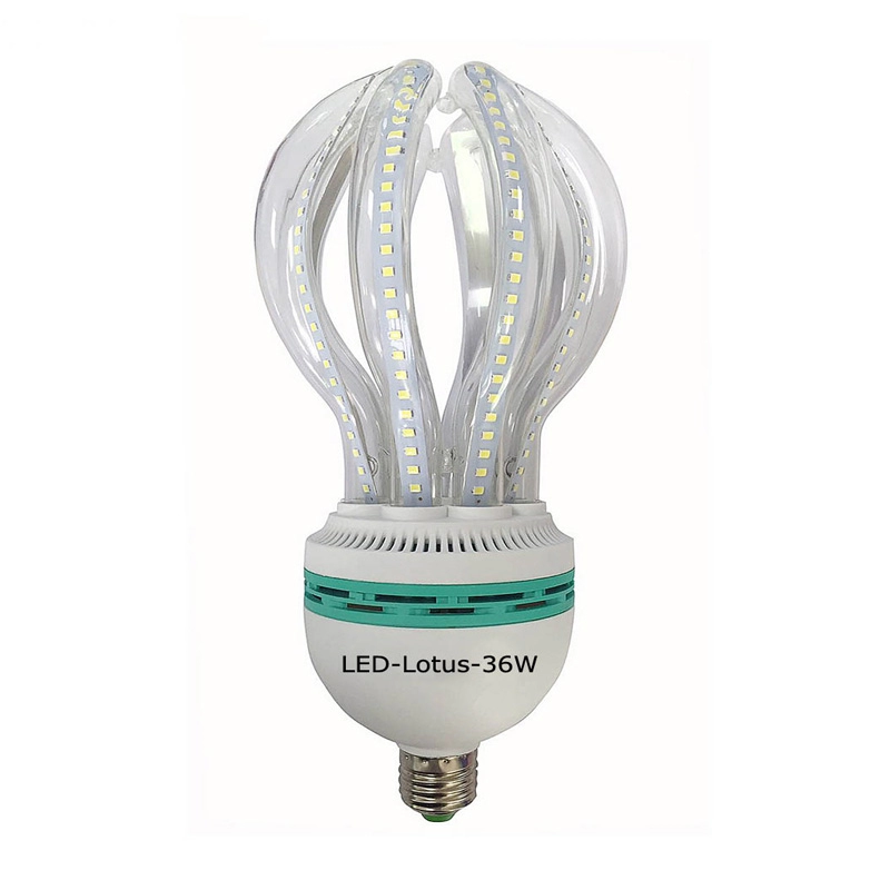 Ampoules Maïs LED Blanc E27 Lotus 36W