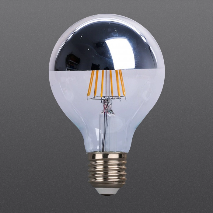 Ampoules à filament LED dimmable G80 Couleur claire