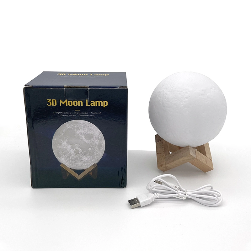 Lampe de lune 3D Bright World pour enfants