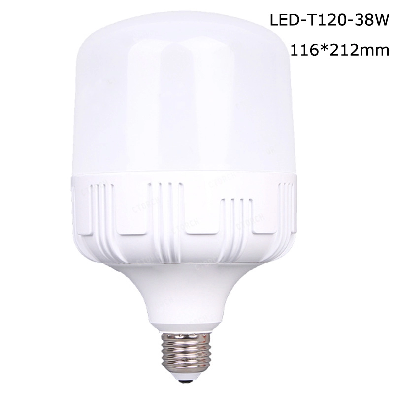 Ampoule LED T65 Cylindrique 16W Plastique et Aluminium