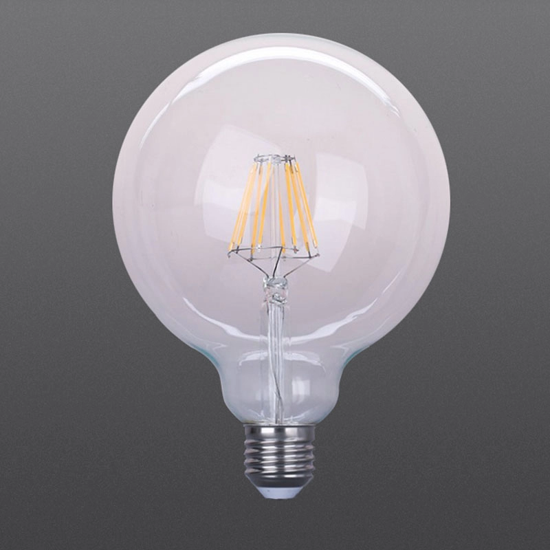 Ampoules à filament LED G125 Couleur blanche 4W 6W 8W