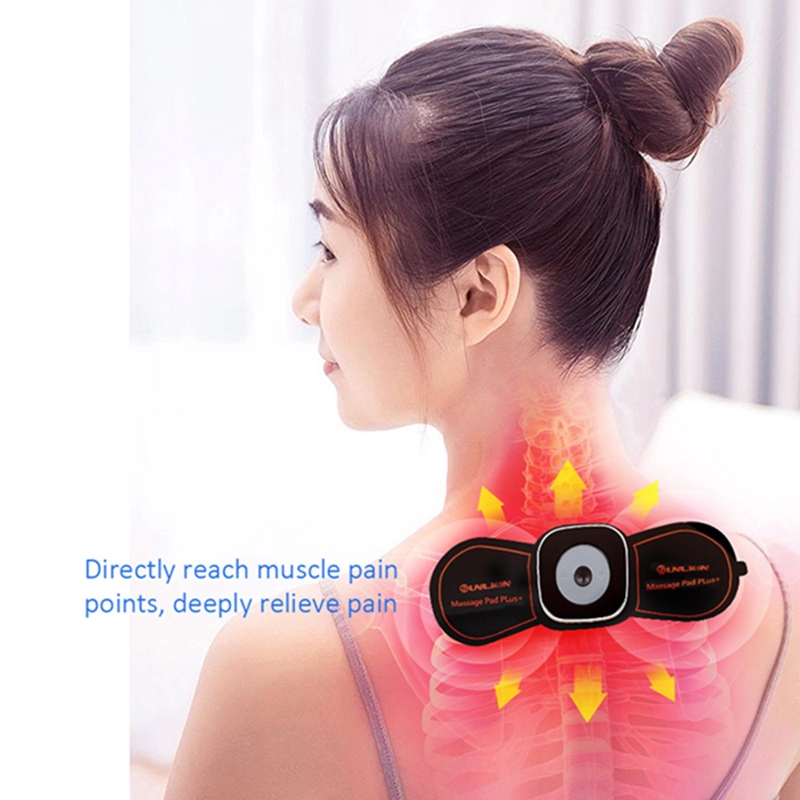 Mini stimulation musculaire électrique à fréquence moyenne ems masseur de cou des tissus profonds