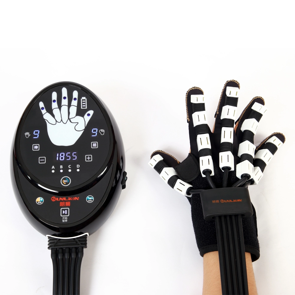Dispositif portatif de récupération de masseur de paume d'équipement de massage d'exercice de main pour des patients d'accident vasculaire cérébral