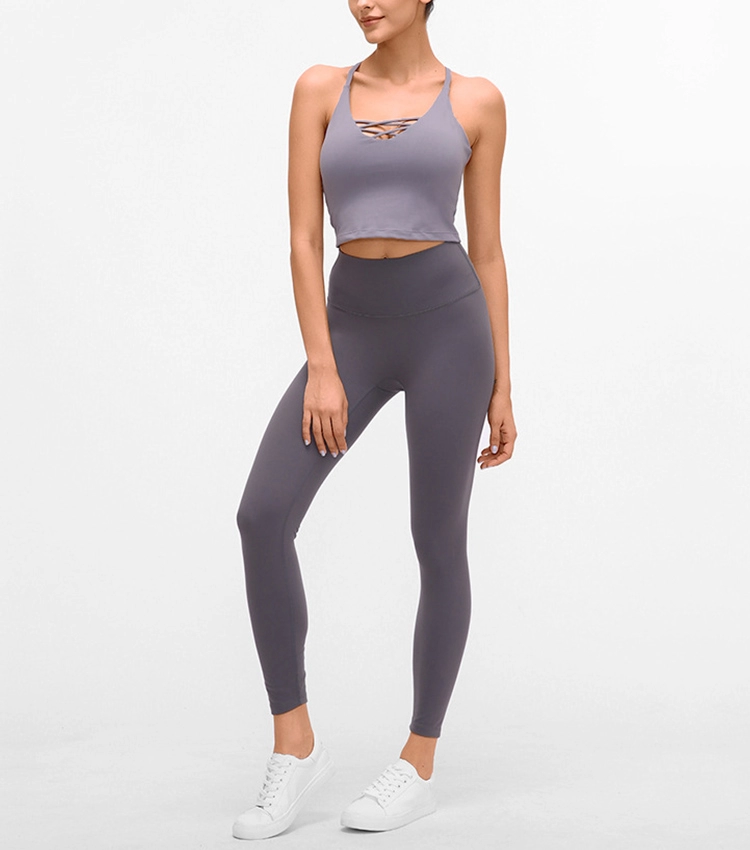 Legging sans couture à la cheville pour femme