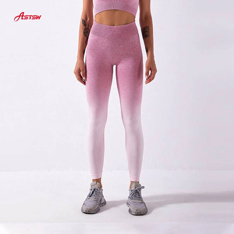 Legging ombré taille haute sans couture