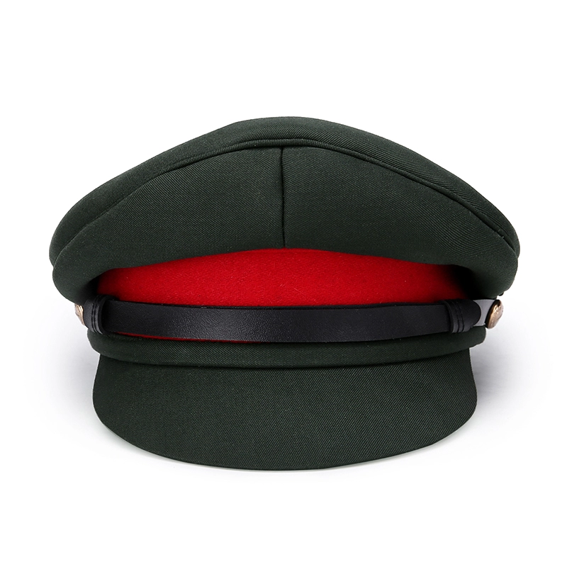 Chapeau de costume d'uniforme militaire, casquette de bureau