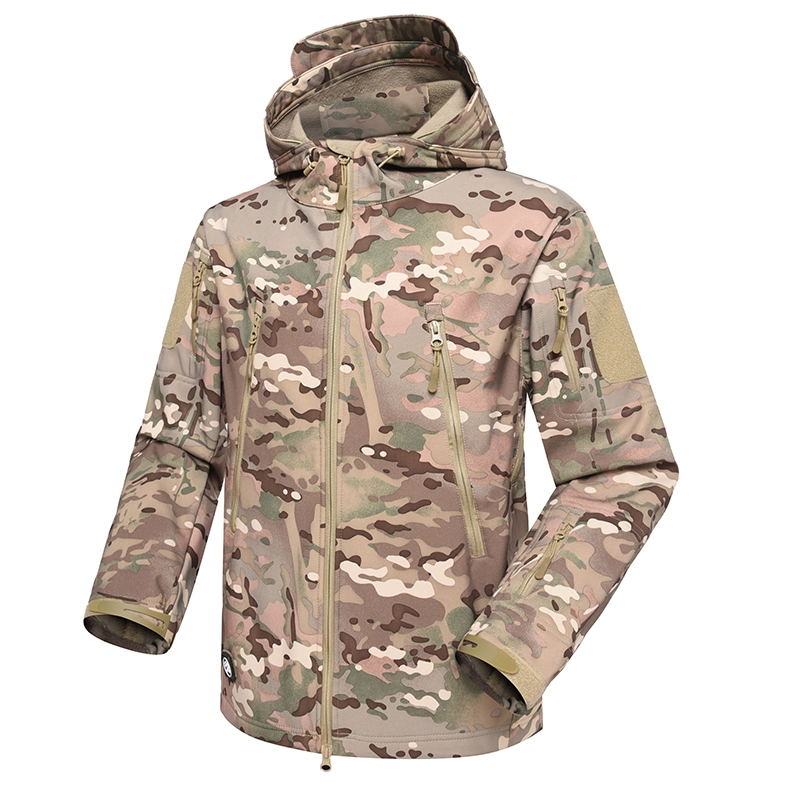 Veste polaire hiver militaire multi camouflage