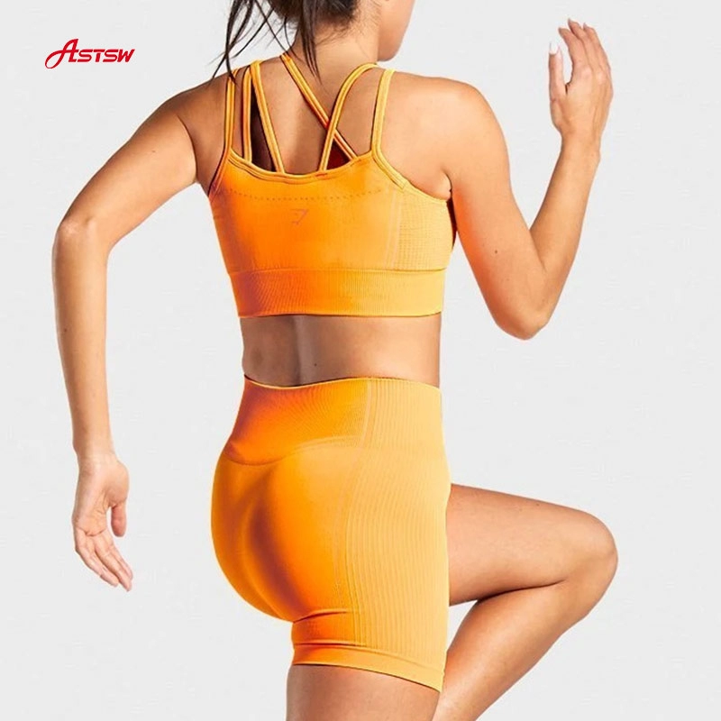 Athletic Wear Soutien-gorge de yoga respirant sans couture pour femmes