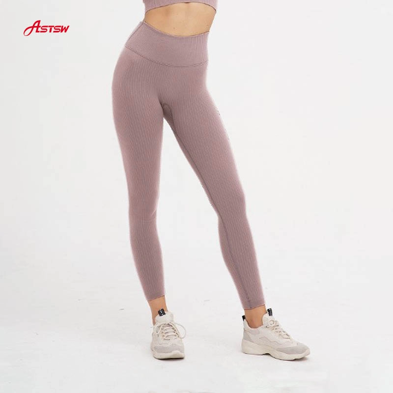 Pantalon de yoga taille haute sans couture pour femme