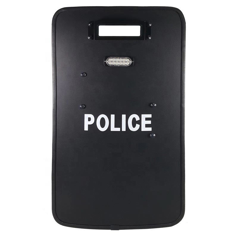 Bouclier pare-balles portable flash aramide NIJIIIA/III PE pour la police
