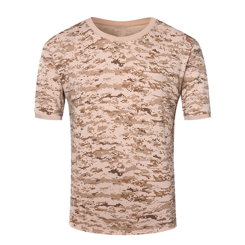 T-shirt tricoté camouflage numérique militaire du désert