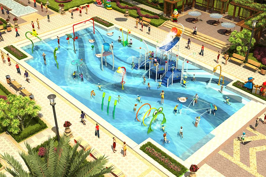 the splash pad parks