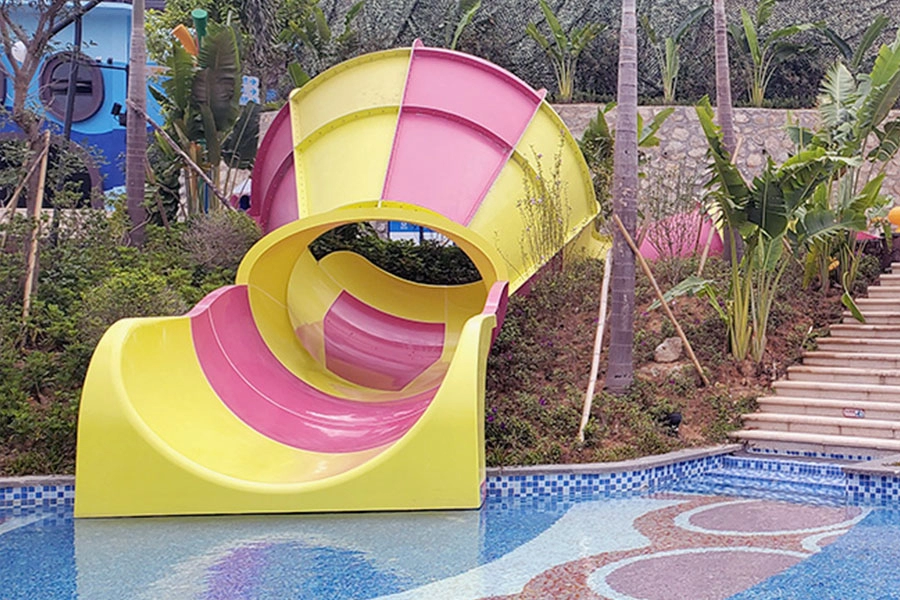 Glissière de piscine d'équipement de parc aquatique d'enfants Glissière de parc aquatique d'enfants à la maison