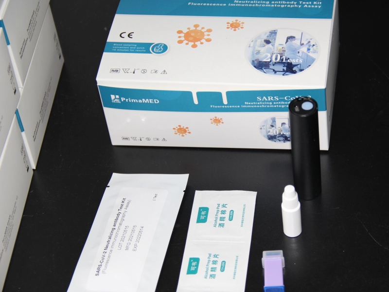 Kit de test d'anticorps neutralisants SARS-COV-2 (immunochromatographie à résolution temporelle)