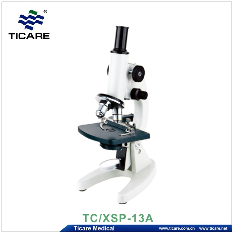 Microscope optique de biologie monoculaire XSP-13A 100X 1000X pour laboratoire d'étudiants en médecine