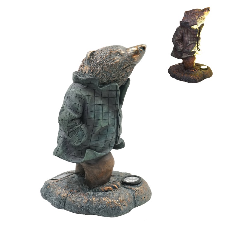 Bronze Mole sculpture