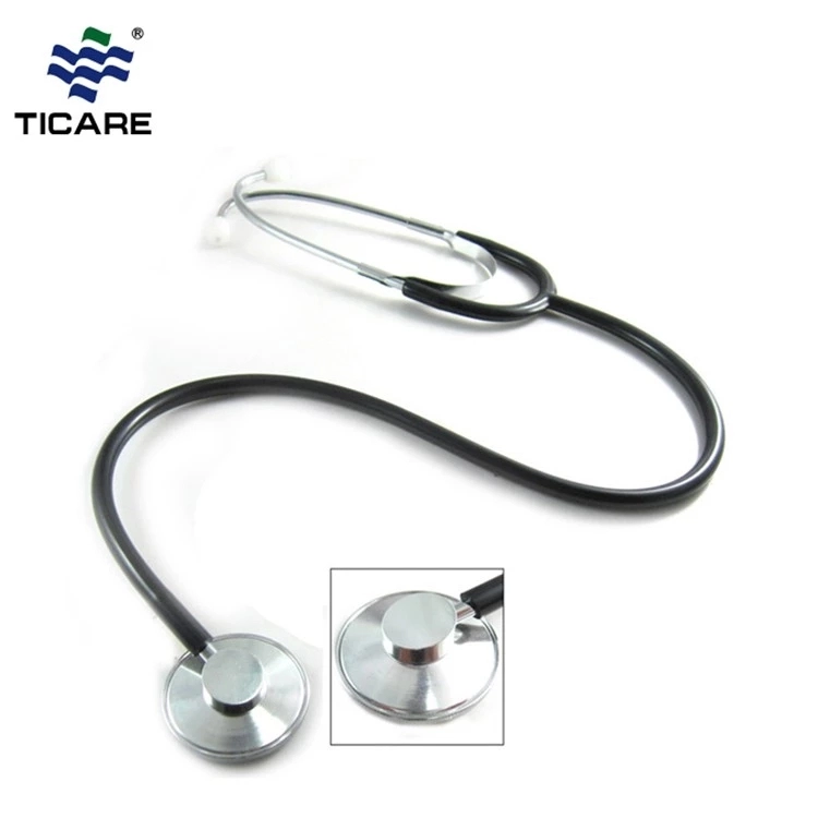 Stéthoscope à tête unique adulte (TC1057) Alliage d'aluminium - Noir