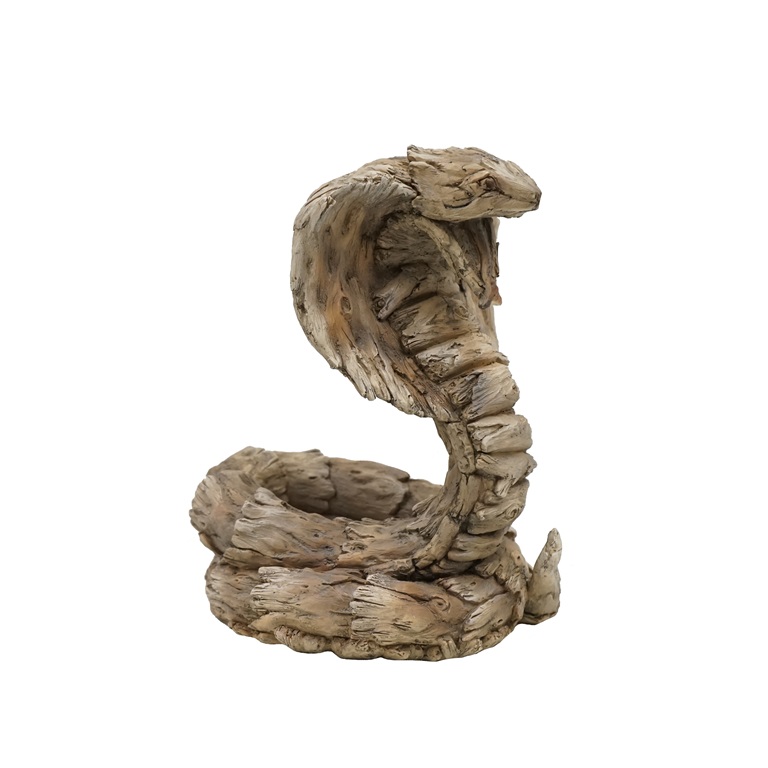 figurine de jardin en résine King Cobra