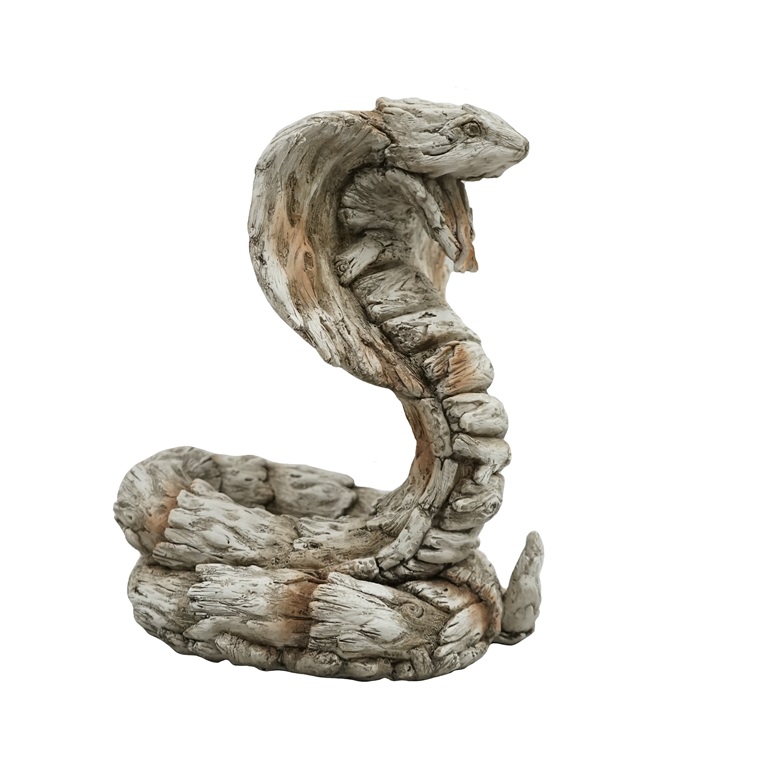 figurine de jardin en résine King Cobra