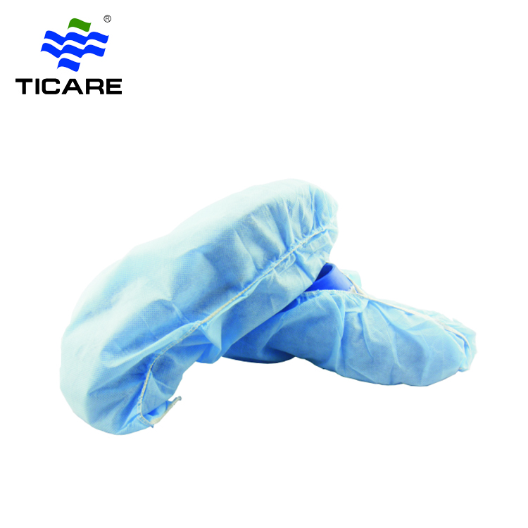 Medical elastic around non woven shoe cover