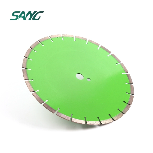 Disque de coupe de lame de scie laser diamant circulaire 350 mm pour béton bitumineux