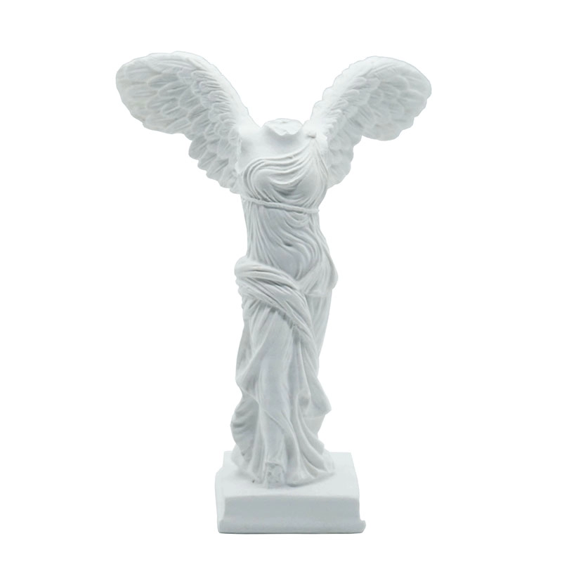 Sculpture européenne de la déesse grecque antique de la victoire en résine de décor à la maison