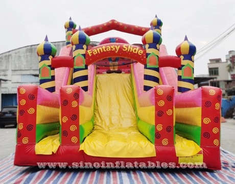 Grand toboggan fantastique de clown gonflable commercial pour enfants de 6 mètres de haut certifié par EN14960 de l'usine gonflable de Chine