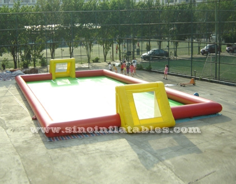 Terrain de football gonflable géant pour adultes et enfants 20x10m pour jeux de football gonflables en plein air