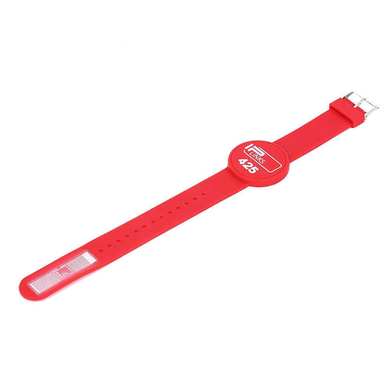 Bracelet NFC passif réglable en silicone, prix d'usine