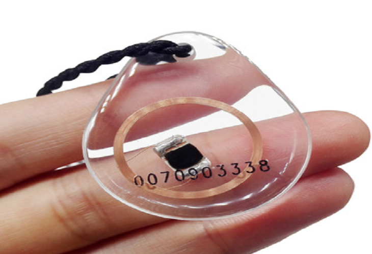 Porte-clés transparent RFID
