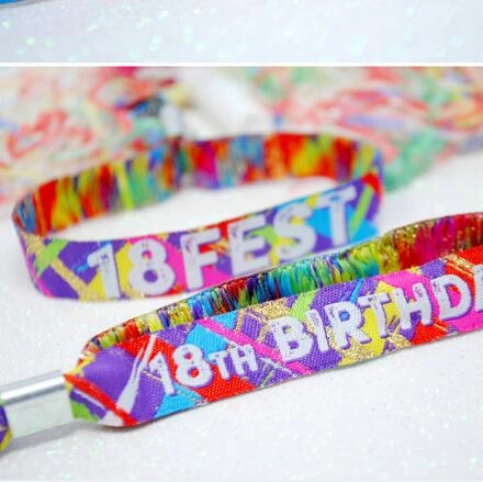 Bracelets de festival de fête du 18e anniversaire