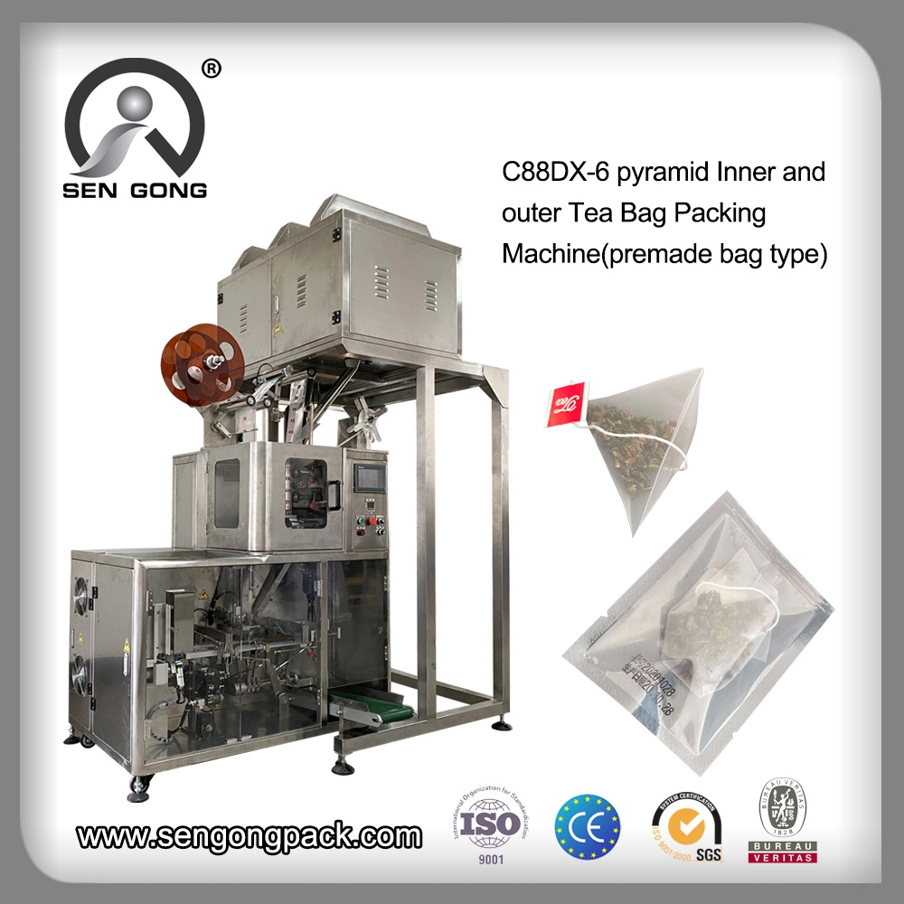 Machine d'emballage automatique de sacs bioweb C88DX (type de sac)