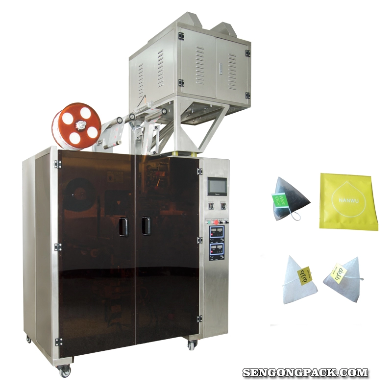 Machine à sachets de thé pyramide/plat en nylon C28DX pour petites entreprises