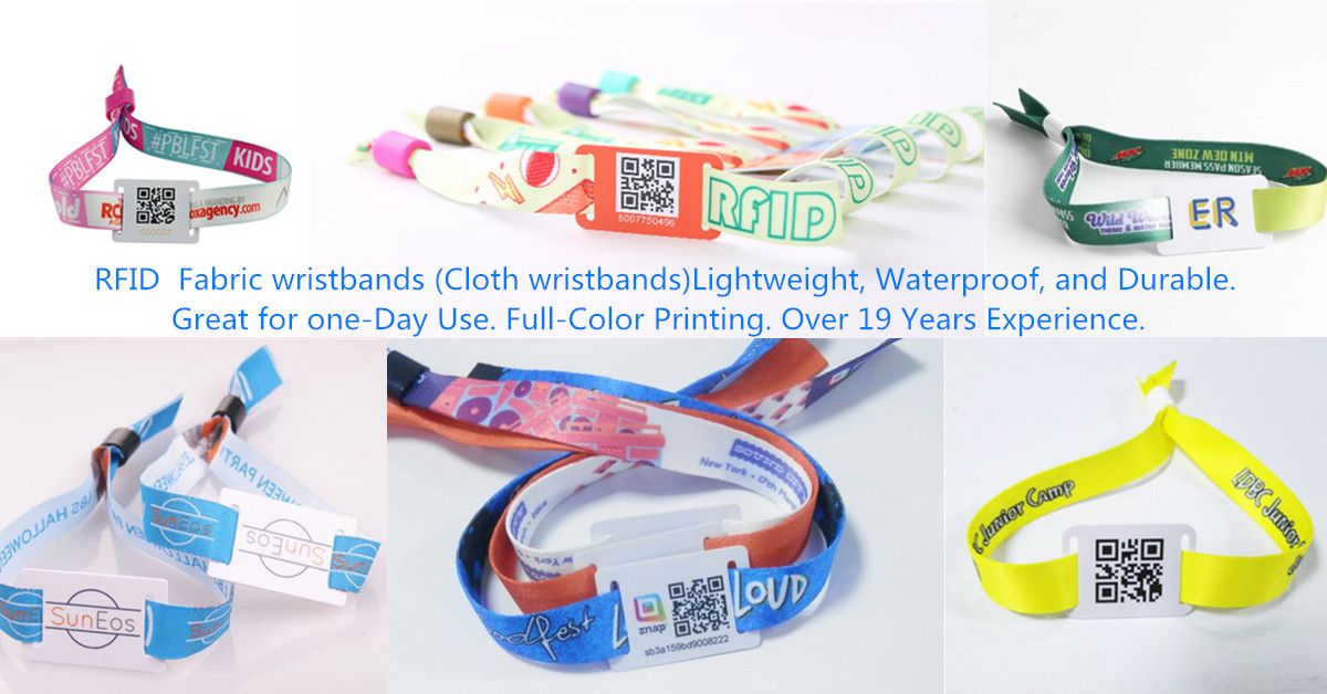 Bracelets en tissu RFID