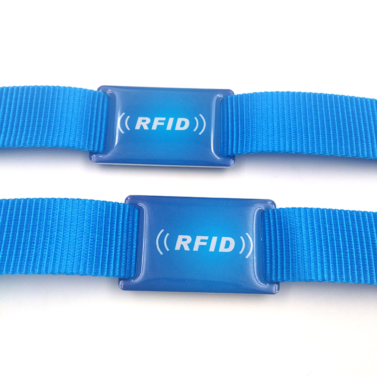 Bracelet en tissu pour événements Rfid