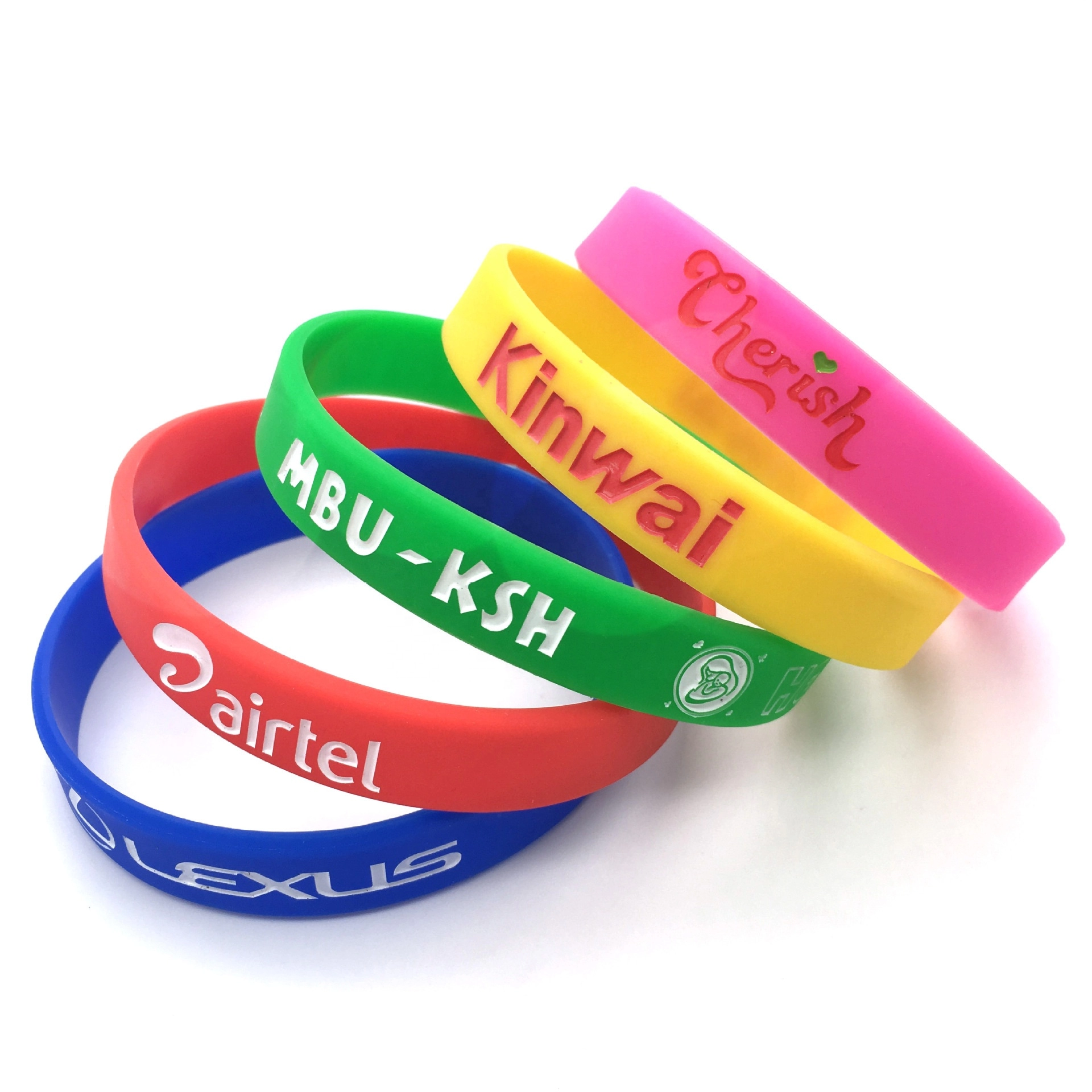 Bracelets en silicone personnalisés, fabriquez vos propres bracelets en caoutchouc avec message ou logo, bracelet personnalisé de haute qualité