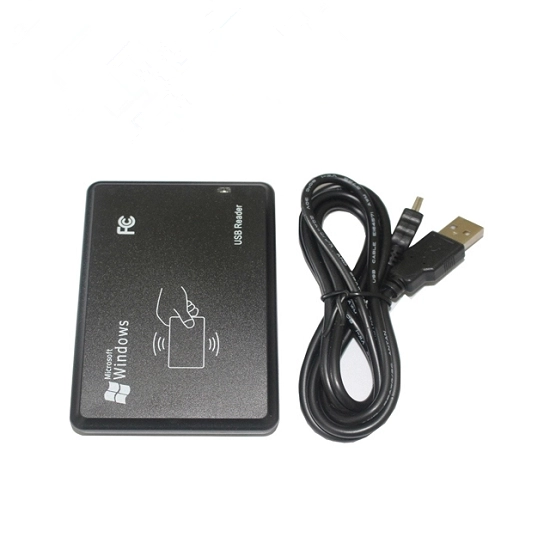 Lecteur de carte d'identité intelligent RFID, Interface USB/RS232 125KHZ