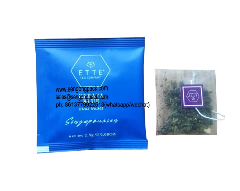 Équipement commercial d'emballage de thé rectangulaire/plat C23DX