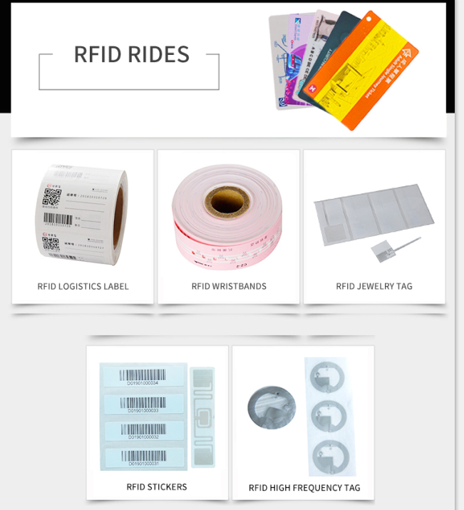 étiquettes de produits RFID