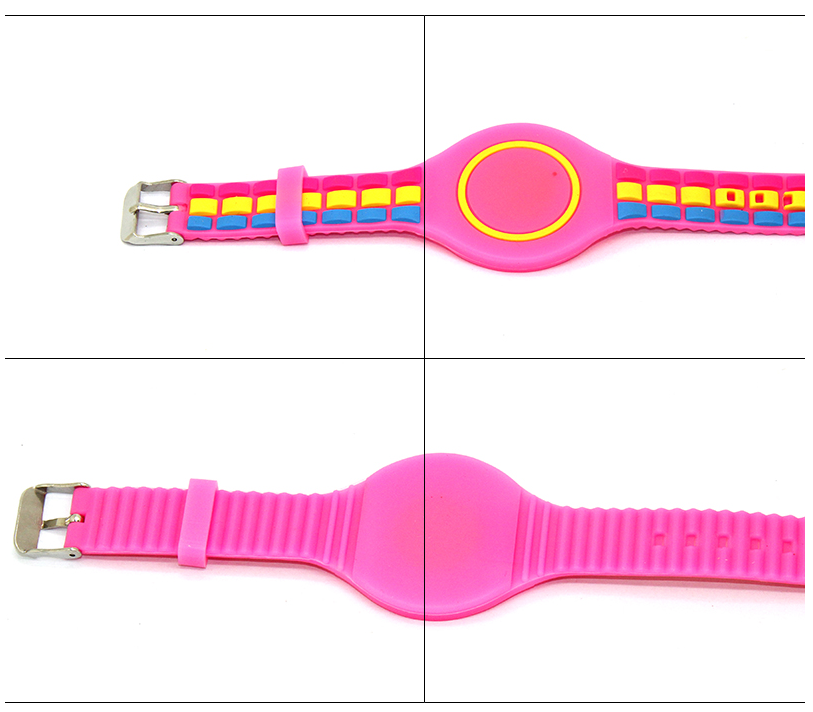 Bracelet RFID en caoutchouc de silicone