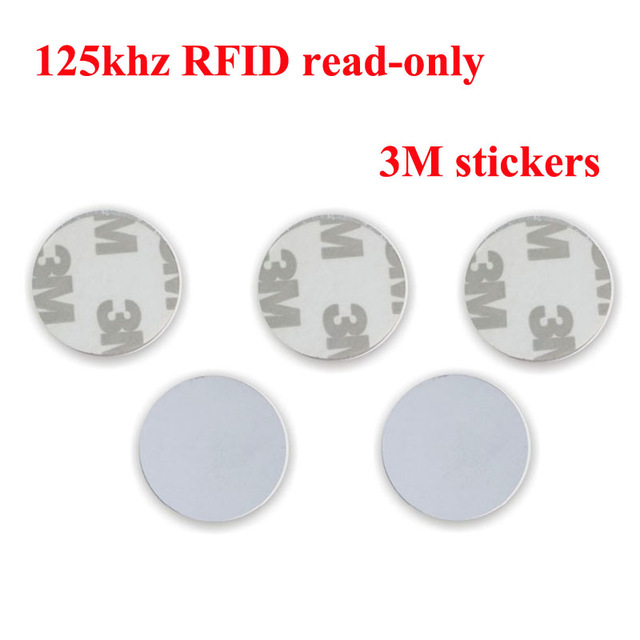 Étiquette adhésive Rfid en PVC pour pièces de monnaie 3M