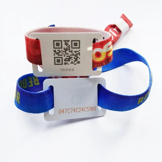 Bracelets intelligents en tissu RFID NFC