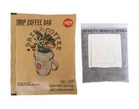 Filtres biodégradables C19H PLA pour machine à emballer des sacs de café goutte à goutte